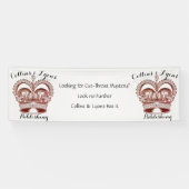 ブック署名クラウンさくらんぼ赤 横断幕 (横)