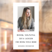 ブック署名フォト作家ライターのプロモーション ウィンドウサイン (シート2)