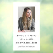 ブック署名フォト作家ライターのプロモーション ウィンドウサイン (シート3)