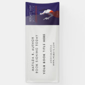 ブック署名 |作家カバーのアートワークのプロモーション 横断幕 (縦)