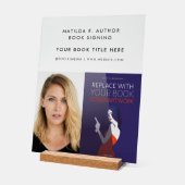 ブック署名 |作家ブックカバーのプロモーション アクリルサイン (傾斜)