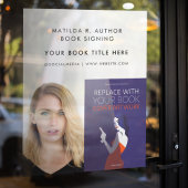 ブック署名 |作家ブックカバーのプロモーション ウィンドウサイン