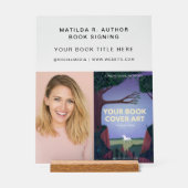 ブック署名 |作家ブックローンチのプロモーション アクリルサイン (正面)