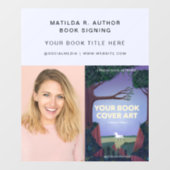 ブック署名 |作家ブックローンチのプロモーション ウィンドウサイン (シート)