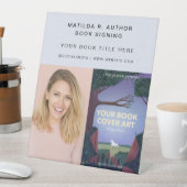 ブック署名 |作家ブックローンチのプロモーション 台座サイン (インサイチュ)