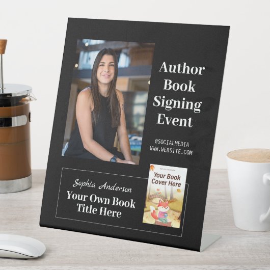 ブック署名 |作家ブックローンチのプロモーション 台座サイン (インサイチュ)