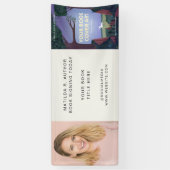 ブック署名 |作家ブックローンチのプロモーション 横断幕 (縦)