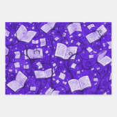 ブック背景コレクション1 ラッピングペーパーシート (正面)