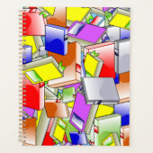 ブック読のパターン壁紙プランナー プランナー手帳 (正面)