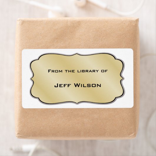 ブック銘板ラベル ラベル (インサイチュ)