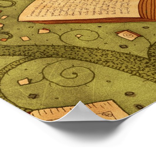 ブック（カラー3） ポスター (角)