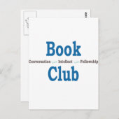 ブック・クラブの会話 ポストカード (正面/裏面)