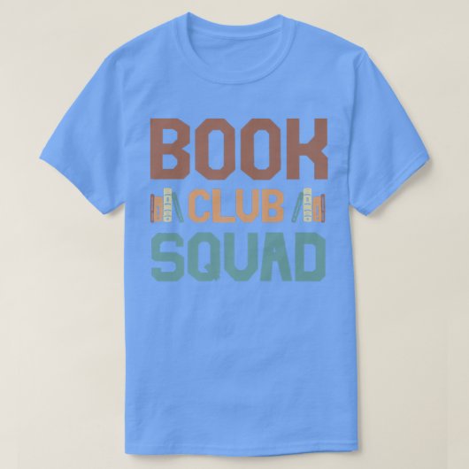 ブック・クラブ読・スクワッドの読書愛好家77 Tシャツ (デザイン正面)