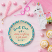 ブック·クラブ·グループ·ミーテおもしろいィング ペーパープレート (パーティー)