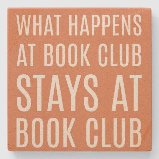 ブック・クラブ・ストーン・コースターで起こること ストーンコースター (正面)