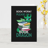 ブック・ドラゴン カード (黄色い花)