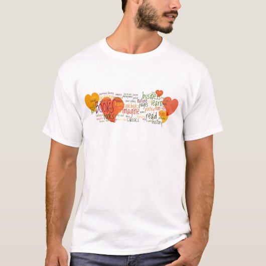 ブック(ハート)コレクション Tシャツ (正面)