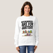 ブック – ブックマークはジッタ用 スウェットシャツ (正面フル)