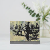 ブック・ペドラー・オン・ホイール ポストカード (スタンド正面)