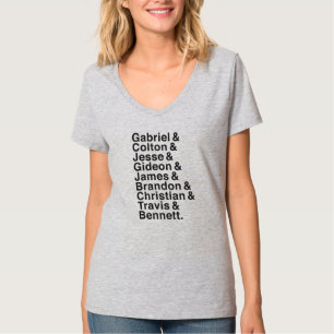 ブック・ボイフレンドズガブリエル・コルトン・ジェッセ・ギデオン・ジ Tシャツ