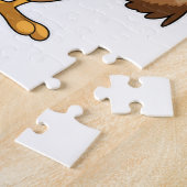 ブック&ポインタで先生としてのフクロウ ジグソーパズル (側面)