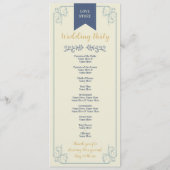 ブック ライブラリー ウェディング メニュー セレモニー 詳細 (裏面)