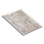 ブック·ラバーズのヴィンテージ·ディクショナリ·ページ·ノート ノートブック (右側)