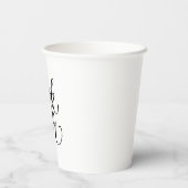 ブック・ラバー2 紙コップ (裏面)