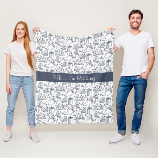 ブック&読の恋人 フリースブランケット (インサイチュ)