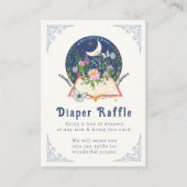 ブックwムーンバタフライフローラおむつラッフルチケット エンクロージャーカード (正面)