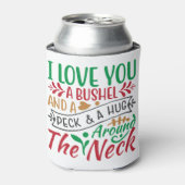 ブッシェルとペック&ハグのまわりにネック 缶クーラー (缶正面)