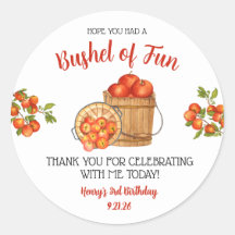 ブッシェルのおもしろいを！アップルバースデーパーティー