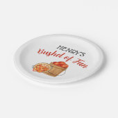 ブッシェルのおもしろい!カスタムアップル誕生日パーティー ペーパープレート (アングル)