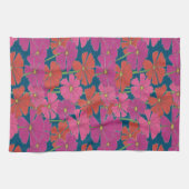 ブッシェル・オブ・ブライト・コスモス キッチンタオル (横)