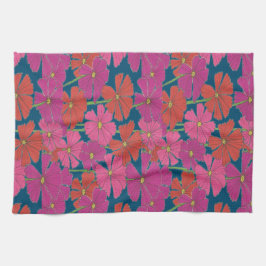 ブッシェル・オブ・ブライト・コスモス キッチンタオル