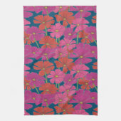 ブッシェル・オブ・ブライト・コスモス キッチンタオル (縦)