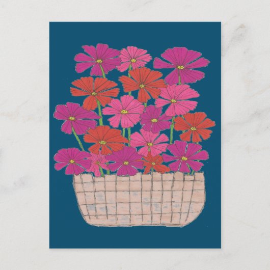 ブッシェル・オブ・ブライト・コスモス ポストカード (正面)