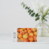 ブッシェル・バスケットのアプリコット 名刺 (スタンド正面)