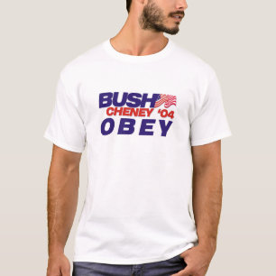 ブッシュかCheney 「04: 従って下さい Tシャツ