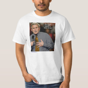 ブッシュで靴を投げて下さい Tシャツ