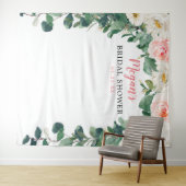 ブッシュとグリーン シャワーの背景 タペストリー (インサイチュ(横))