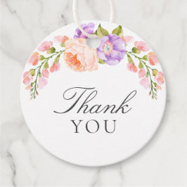 ブッシュとバイオレット ブルーム ブライズシャワー フェイバータグ