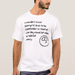 ブッシュのホットドック売店 Tシャツ