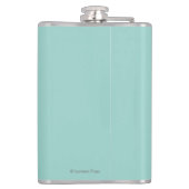 ブッシュの飛行機及び魚釣り- Cordova、アラスカ フラスク (裏面)