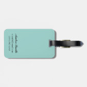 ブッシュの飛行機及び魚釣り- Cordova、アラスカ ラゲッジタグ (裏面横)