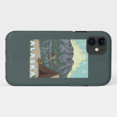 ブッシュの飛行機及び魚釣り- Sitka、アラスカ Case-Mate iPhoneケース (裏面(横))