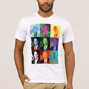 ブッシュのTシャツの9つの顔 Tシャツ