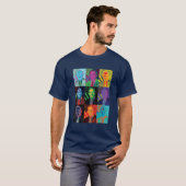 ブッシュのTシャツの9つの顔 Tシャツ (正面フル)
