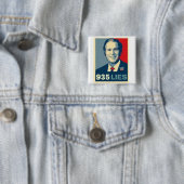 ブッシュは935のうそボタンを平方します 缶バッジ (インサイチュ)