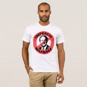 ブッシュを弾劾して下さい Tシャツ (正面フル)